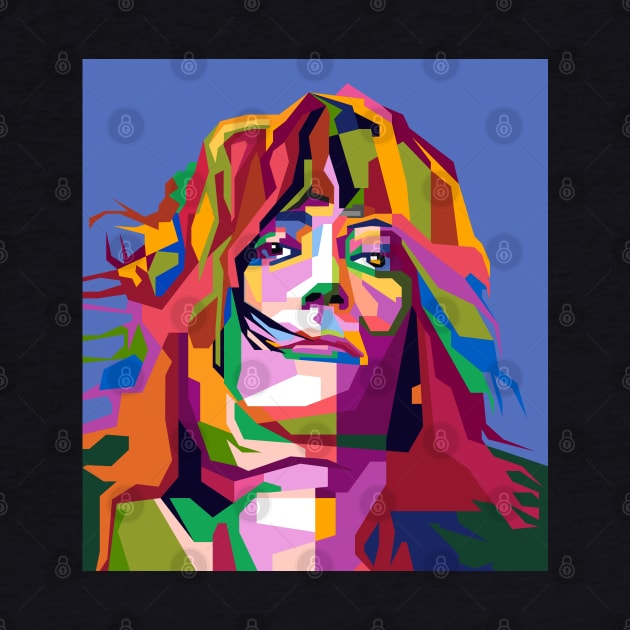 Abstract Patti Smith in WPAP Popart by smd90